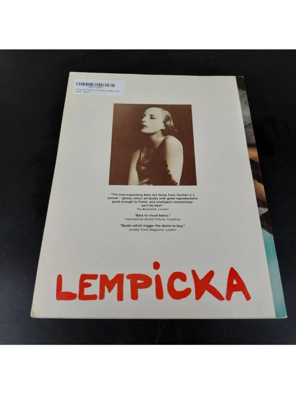Lempicka Tamara De Lempicka Gilles Neret Taschen Basic Art Paperback Color Book